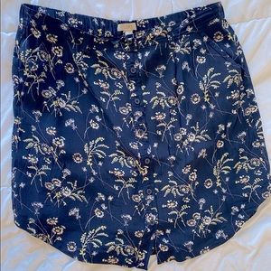 Loft Floral Skirt